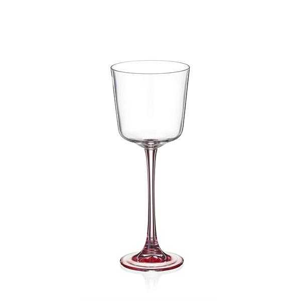 Crystalex svietnik Lucy red 220 mm