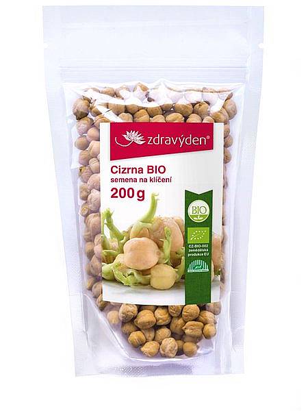 Zdravý deň BIO semená na klíčenie - cícer 200g