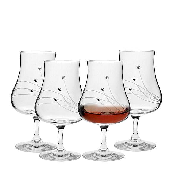 Celebration Crystals Classic poháre na rum 220 ml 4 ks