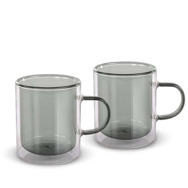 Lamart Vaso Color hrnčeky black 350 ml 2 ks