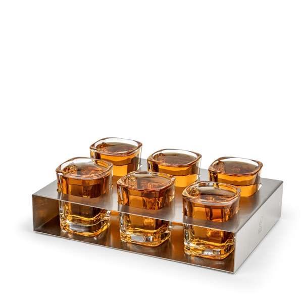 Leopold Vienna poháre na panáky s táckou 50 ml 6 ks