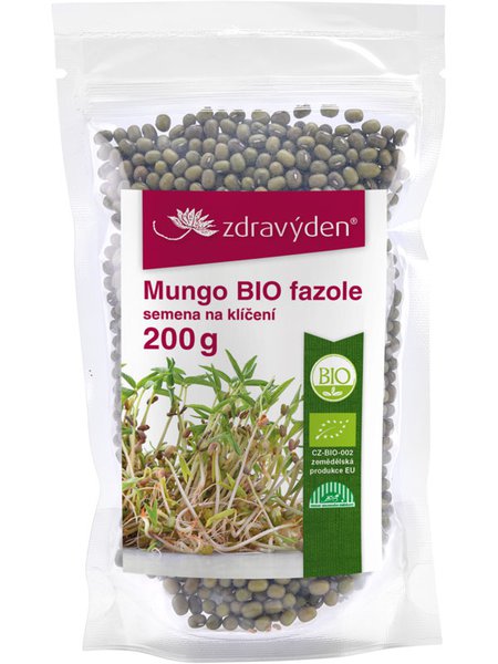 Zdravý deň BIO semená na klíčenie - mungo fazuľa 200g