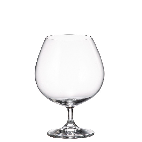 Crystal Bohemia Poháre na koňak COLIBRI 690 ml, 6 ks