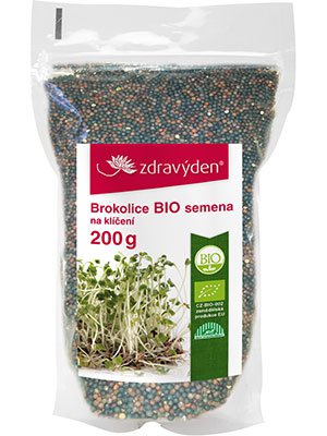Zdravý deň BIO semená na klíčenie - brokolica 200g
