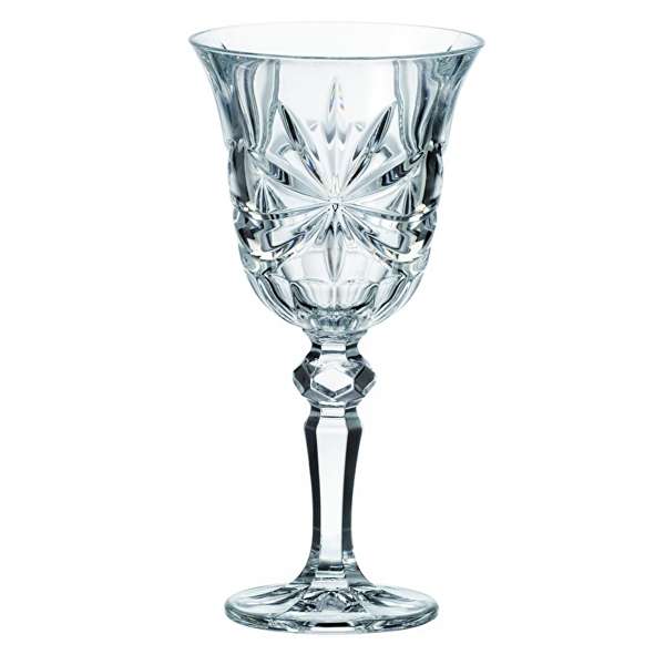 Crystal Bohemia poháre na víno Lorey ribbon 280 ml 6 ks