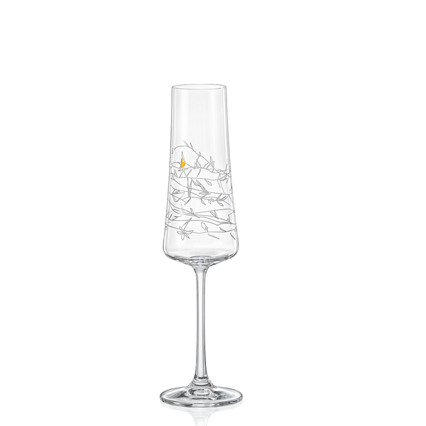VÝPREDAJ Crystalex GARDEN poháre na sekt 210 ml