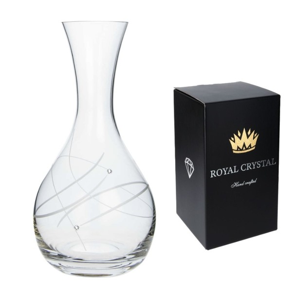 Celebration crystals Karafa na víno CRYSTALS MODERN 1,2 l