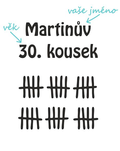 Pieskovanie motívu Martinov 30 kúsok