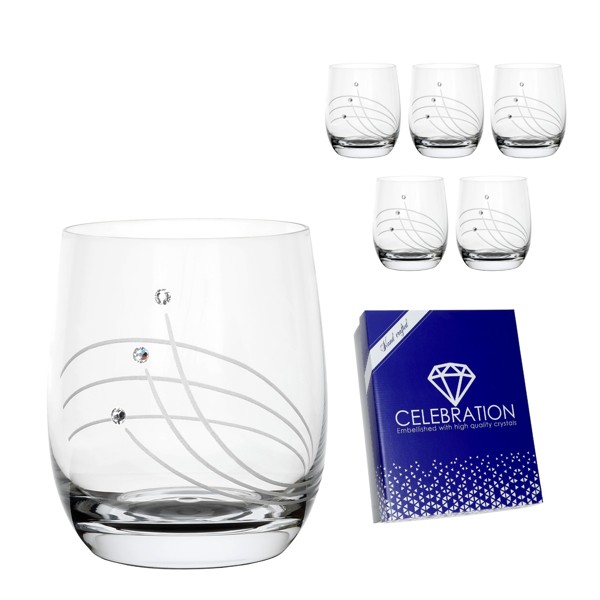 Celebration crystals Poháre GLOBO CRYSTALS CLASSIC 350 ml, 6 ks