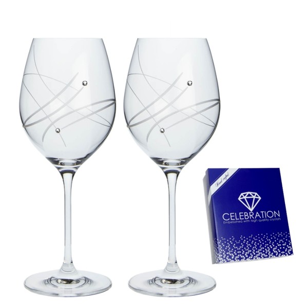 Celebration crystals Poháre na víno CRYSTALS MODERN 470 ml, 2 ks