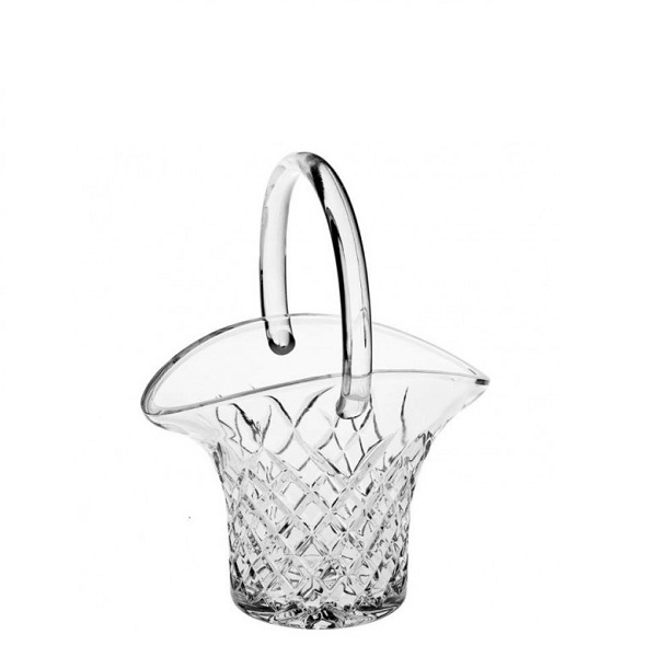 Crystal Bohemia DIAMOND sklenený košík 230 mm