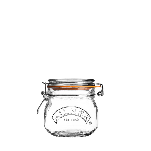 Kilner ROUND JAR poháre s klipom 0,5 l