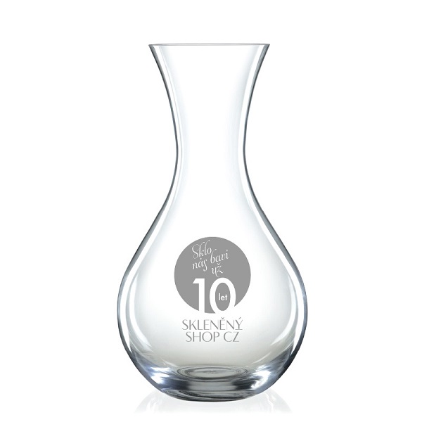 Výročná karafa na víno Bohemia Crystal 1,24 l