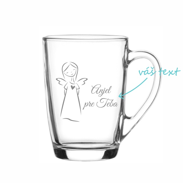 Personalizovaný hrnček Anjel pre Teba 300 ml