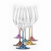 Crystalex barevné sklenice na víno Spectrum 350 ml