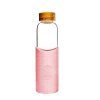 550ml Glass Bottle Pink Flamingo