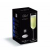 Luigi Bormioli Bach designove pevne kristalove sklenice na sekt sampanske sumive víno 210 ml 4 ks krabicka