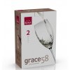 Rona kristalove Sklenice na cervene víno GRACE 580 ml, 2 ks baleni