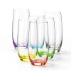 Crystalex Farebné poháre Club Rainbow 350 ml, 6 ks
