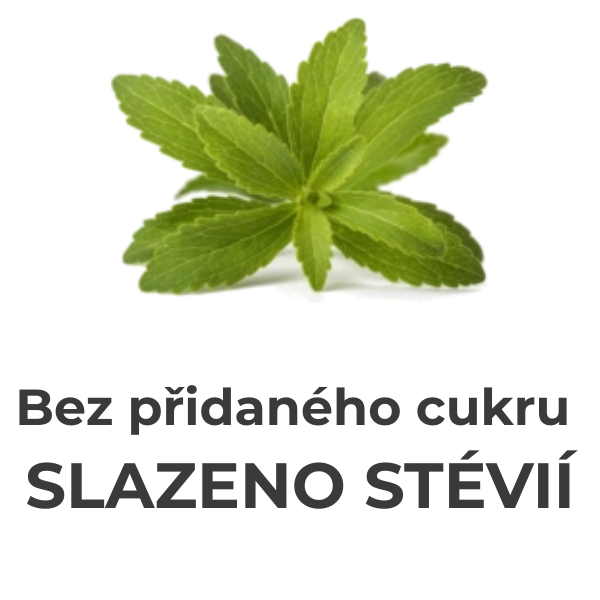 Džemy slazené stévií