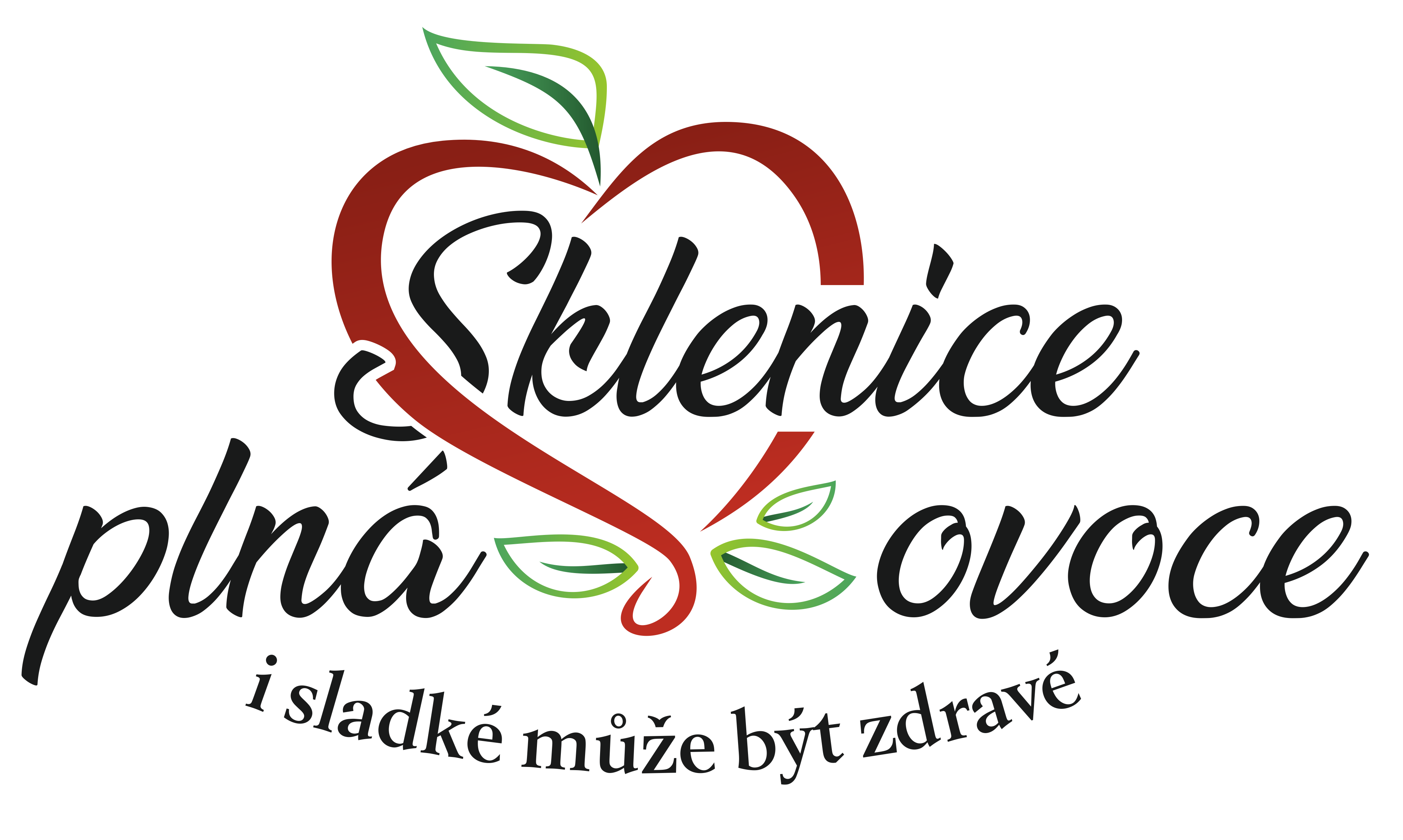 Sklenice plná ovoce