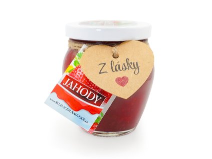 Jahodový džem Z lásky slazený cukrem