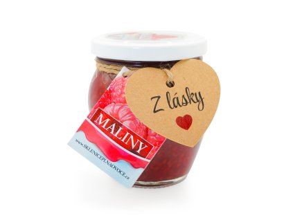 Malinový džem Z lásky slazený cukrem