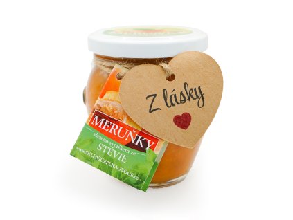 Meruňka se stévií z lásky