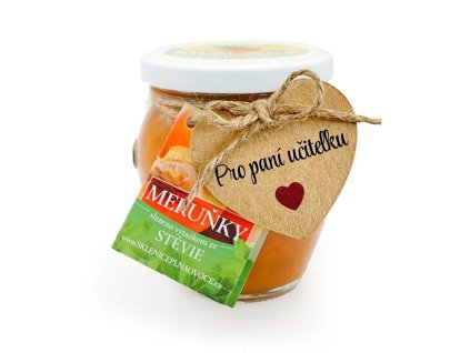 Sklenička slazená stévií Pro paní učitelku