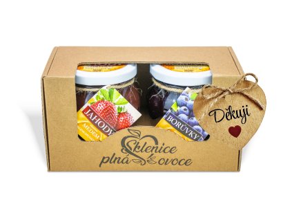 2 krabička s medem Děkuji