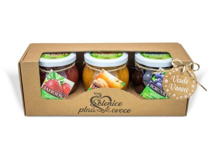 3 krabička se stévií Veselé Vánoce