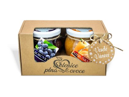 2 krabička s cukrem Veselé Vánoce