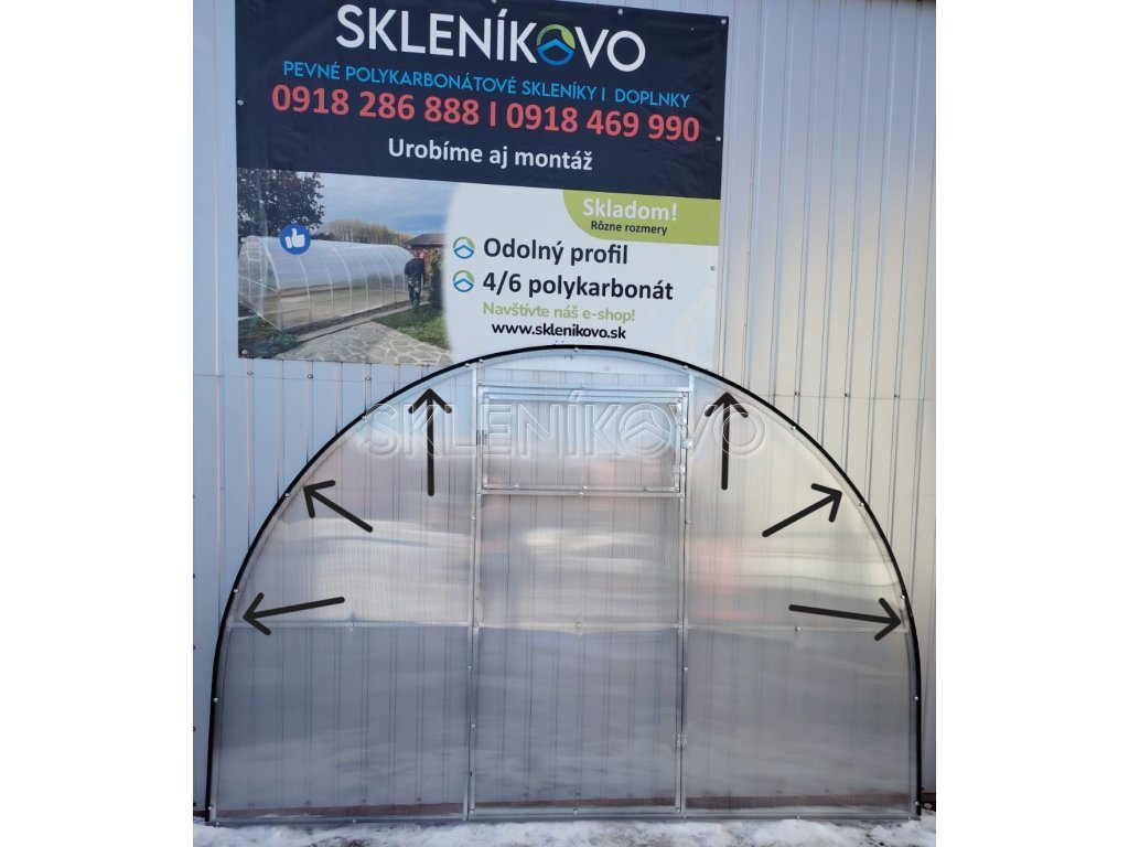 Ako uskladniť doručený skleník?