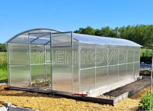 Polykarbonátový skleník GERA PLUS šírka 3m profil 40x20mm