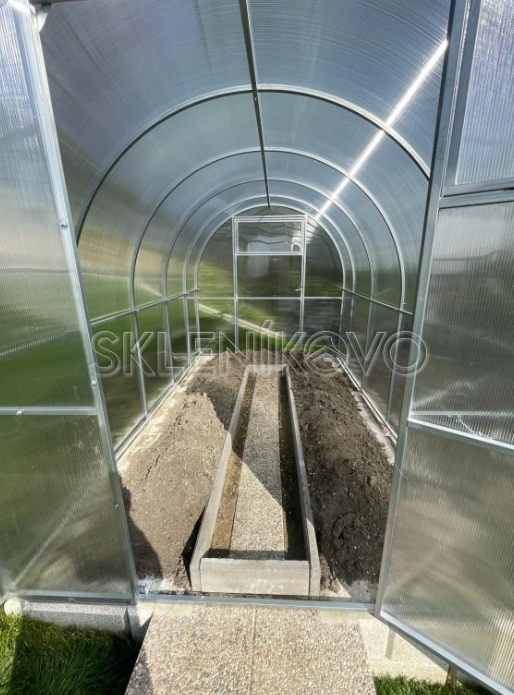 Polykarbonátový skleník TUNEL-COMPACT 2m