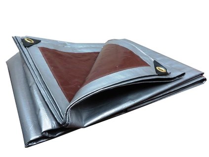 KRYCIA PLACHTA 2x3m (210g/m2) STRIEBORNO - HNEDÁ