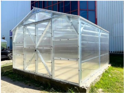 Polykarbonátový skleník AGRO-DOMČEK 4 m