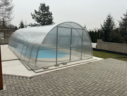 Zastrešenie bazéna MAXIAGRO 4 x 4 m s 6mm pokarbonátom