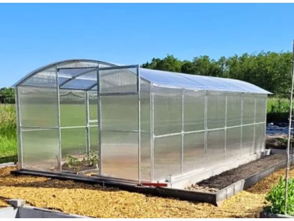 Polykarbonátový skleník GERA PLUS šírka 3m profil 40x20mm