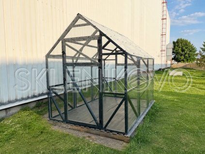 SMART skleník 2x3m s plným polykarbonátom