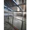Polykarbonátový skleník k stene šírka 1,5m profil 40x40mm konštrukcia