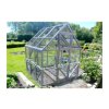 Polykarbonátový skleník Mini MICRO 1,85 x 1,85 m umiestnenie v záhrade