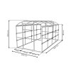 Polykarbonátový skleník GERA 2m profil 40x20mm