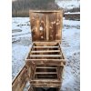 Drevená udiareň 50x50x170cm