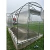 Záhradný skleník TUNEL-COMPACT 2m montáž skleníka