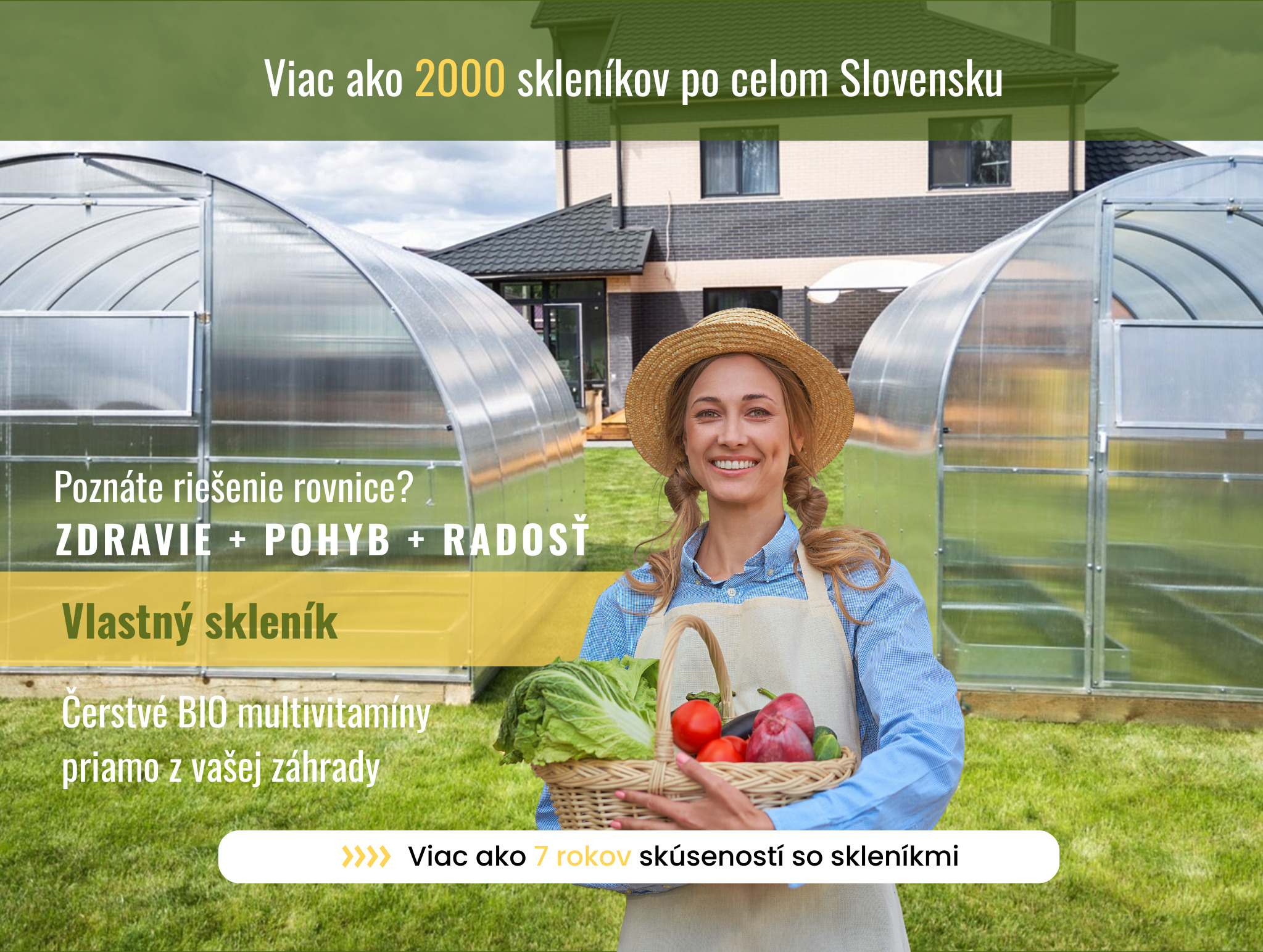 dievča banner