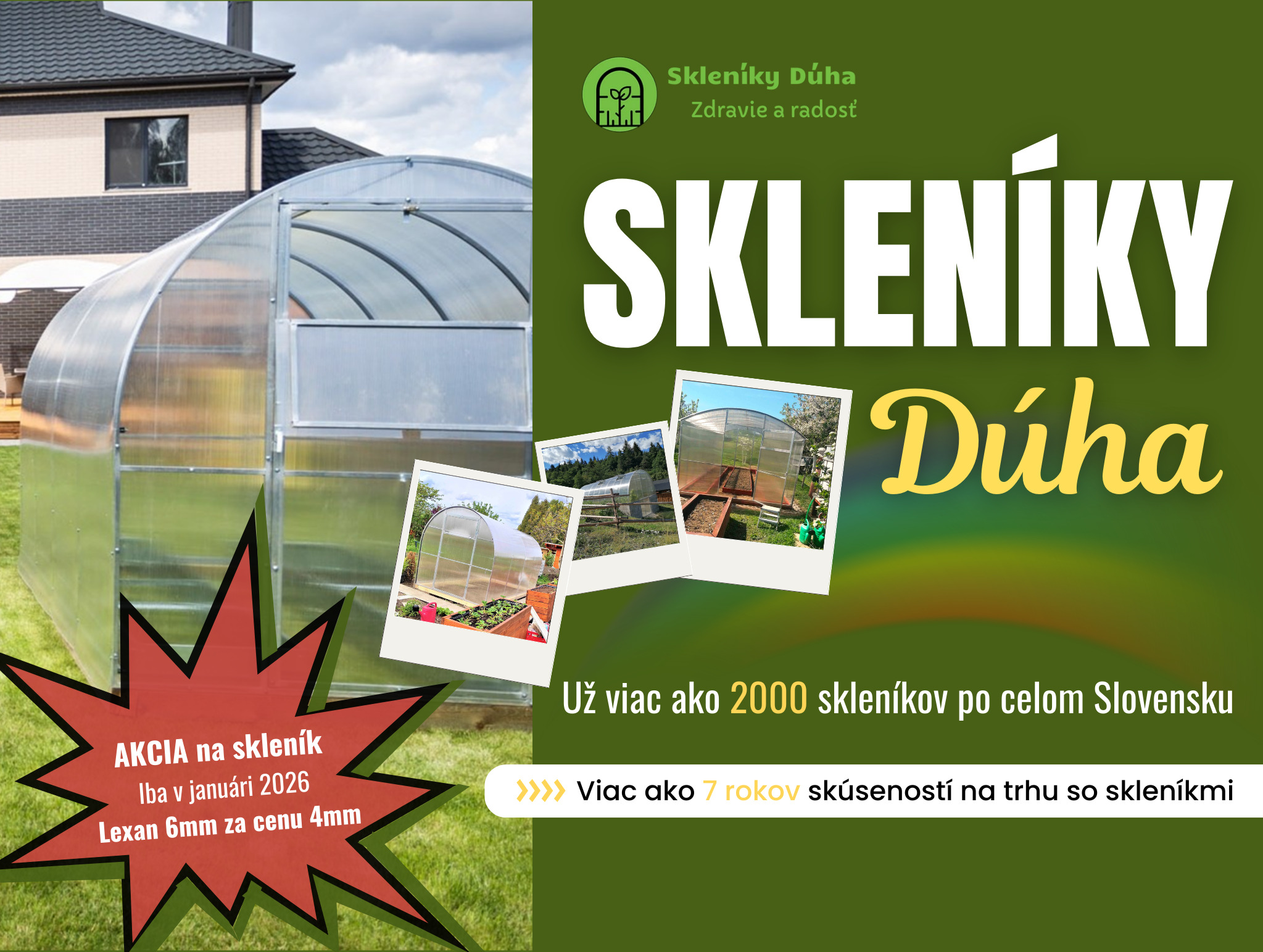 skleniky akcia 6mm za cenu 4mm