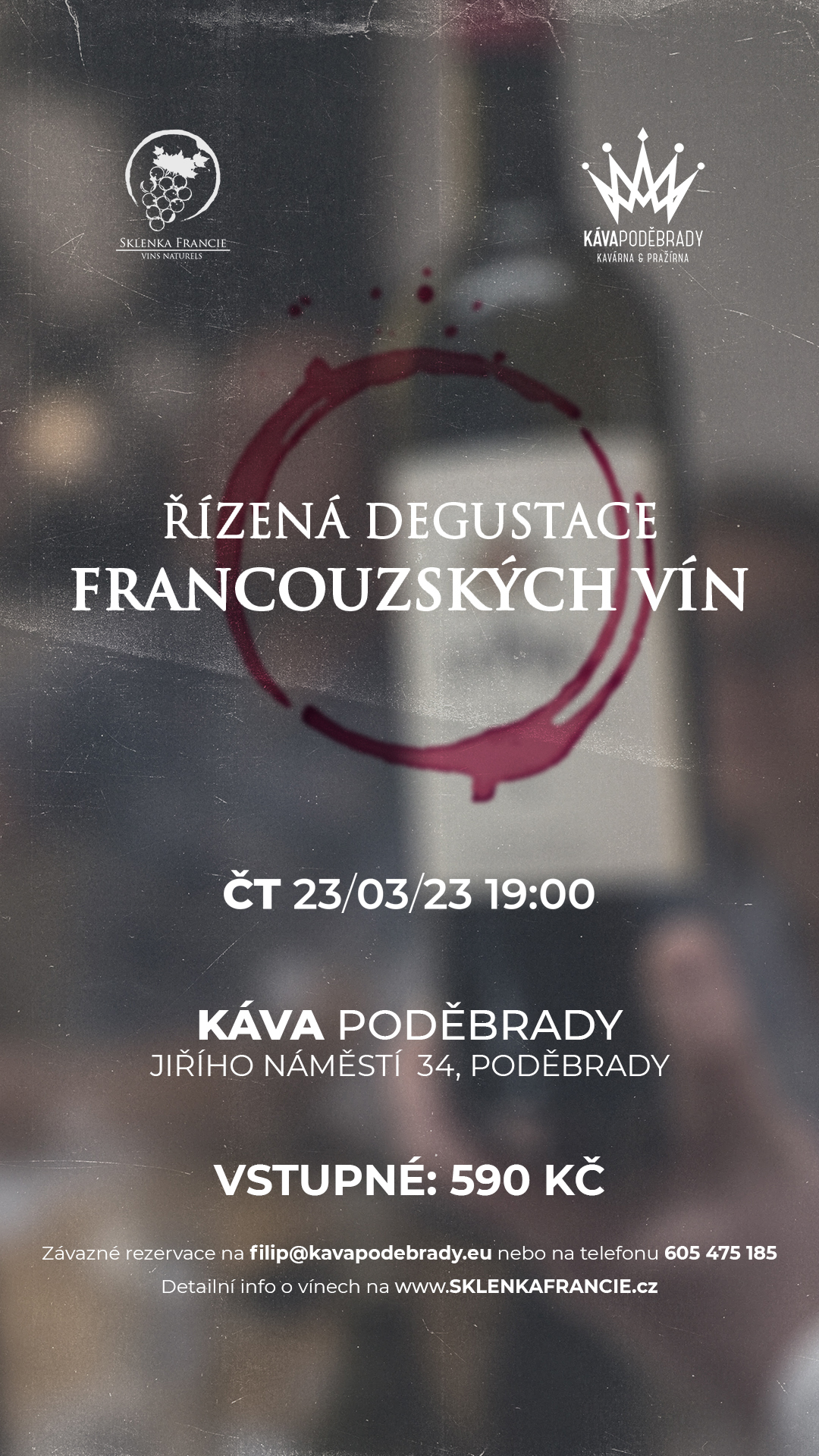 ČT 23.března  Jarní degustace v Poděbradech - KÁVA PODĚBRADY