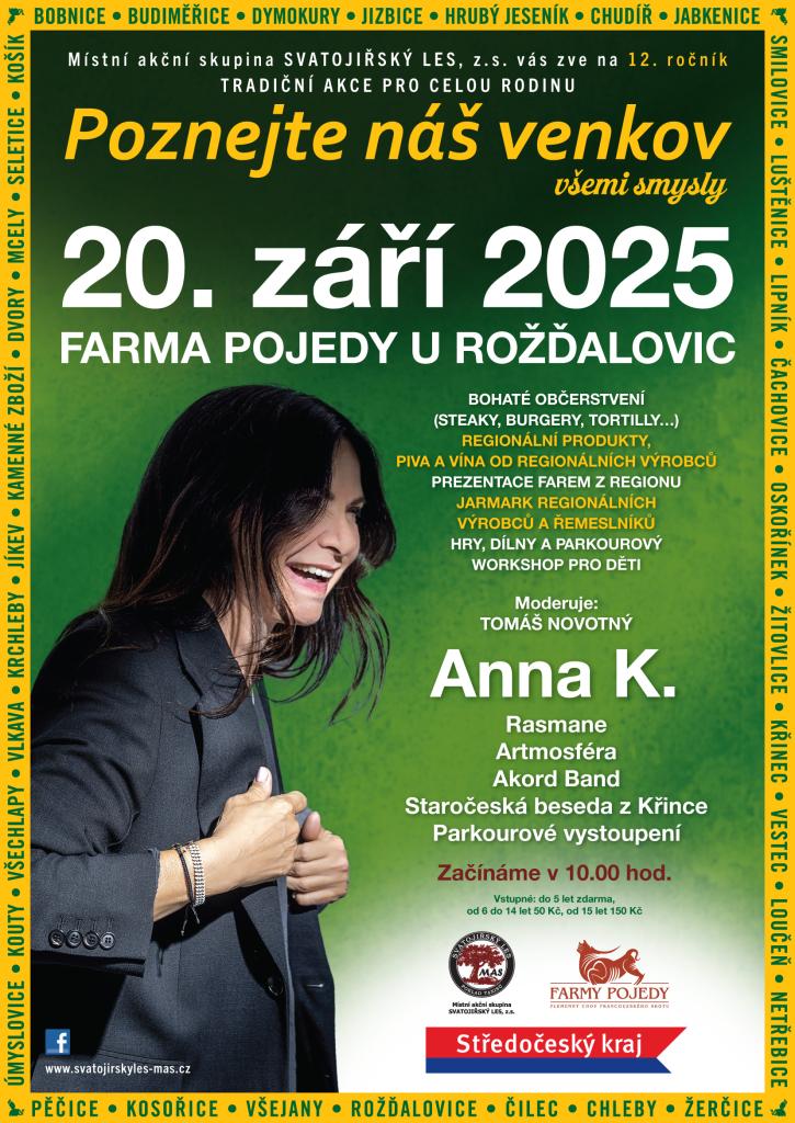 SO 20.ZÁŘÍ, FARMA POJEDY U ROŽĎALOVIC, POZNEJTE NÁŠ VENKOV