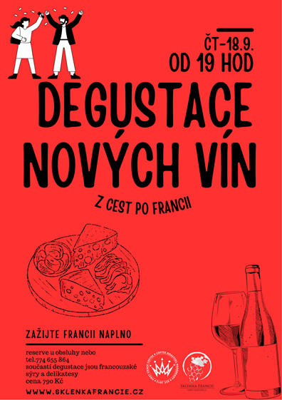 ČT 18.ZÁŘÍ, DEGUSTACE PLNÁ NOVINEK, KÁVAPODĚBRADY